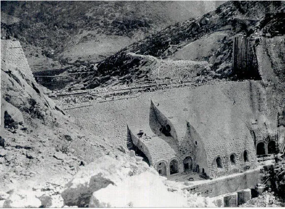Embalse De Jándula Y Central Eléctrica Construcción