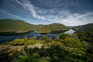 Embalse De Jándula Y Central Eléctrica Panorámica