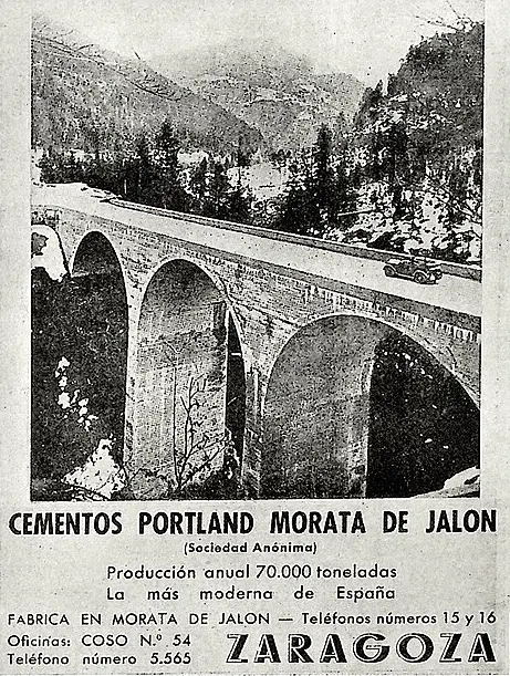 Fábrica De Cementos Portland Morata De Jalón Cartel