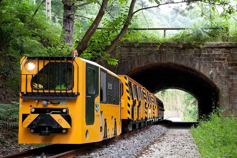 Paisaje Minero Del Valle De Samuño Tren